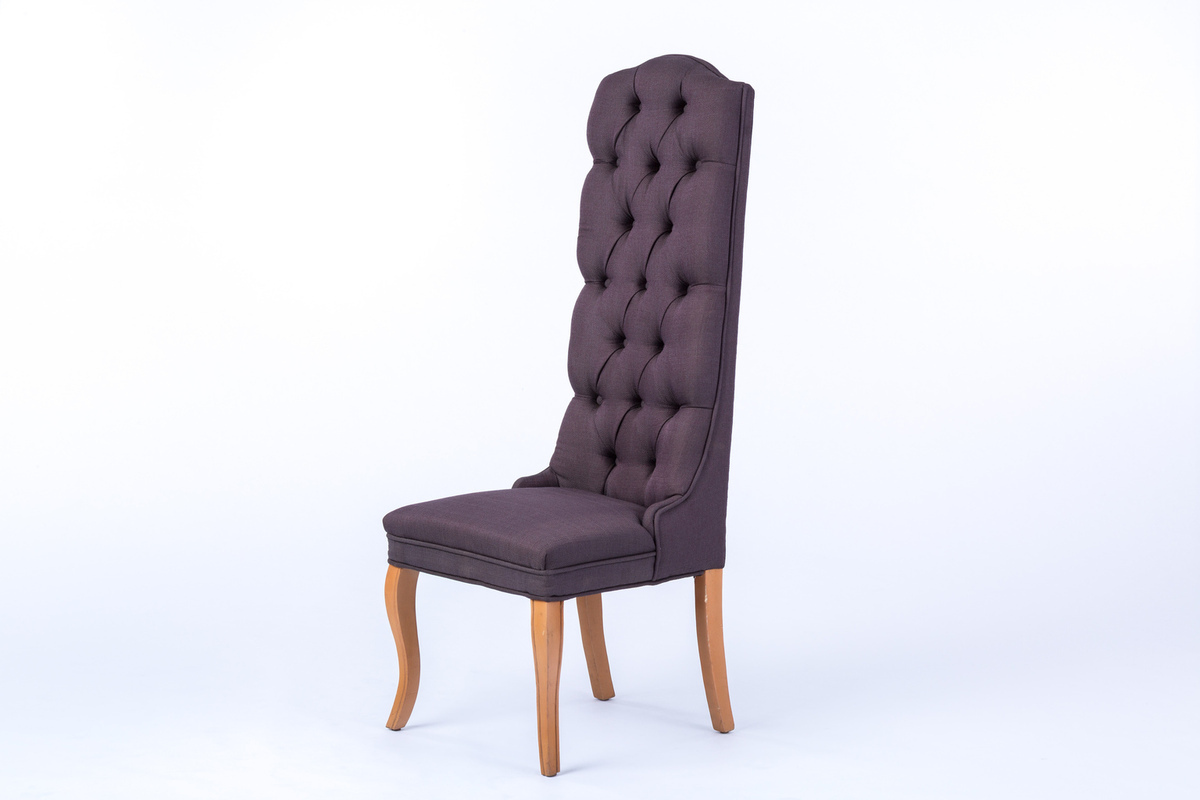 High Back Grey Dining Chair Rental | Encore Events Rentals