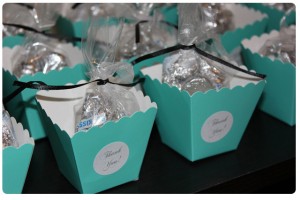 The Breakfast at Tiffanys bridal shower-Favors