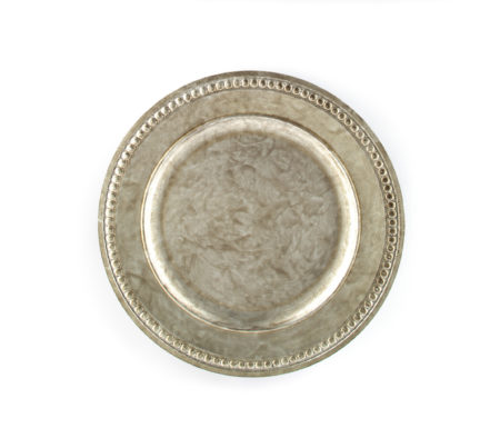 Juliet, Pewter Laquer Charger