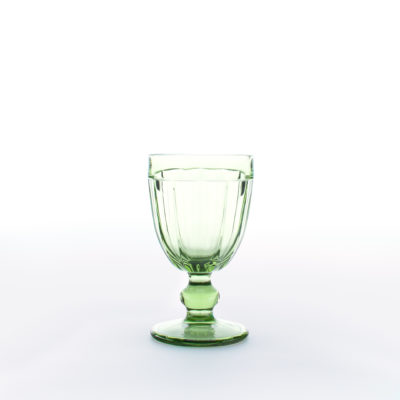 Spanish green Libbey duratuff glass Gibraltar bistro tumblers