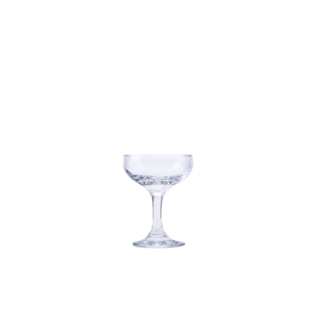 Old Fashion Champagne Glass, 2oz. (25 per rack)
