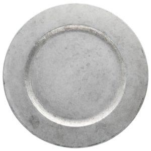 Galvanized Charger, Round