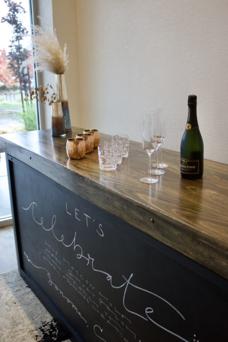 Chalkboard Bar, Farm Wood - Image 3