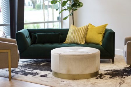 Greer Velvet Sofa - Image 3