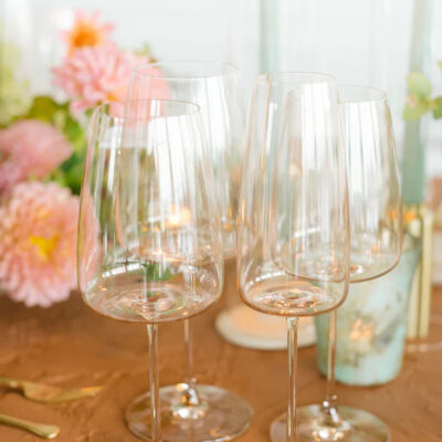 Luxe Blush Beige Glassware - Image 3