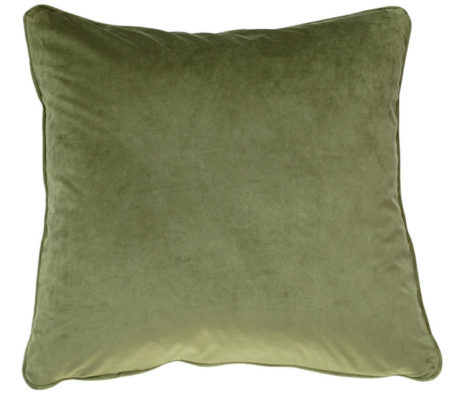 Velvet Olive Pillow