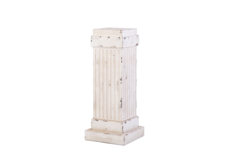 Pillar, Distressed White, 42.5" x 17"