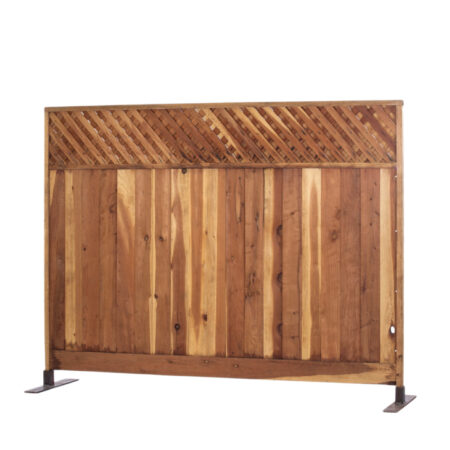 Screen, Redwood Fence, 6’ x 8’