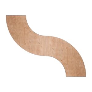 Half Circle "Serpentine" Table - Image 3