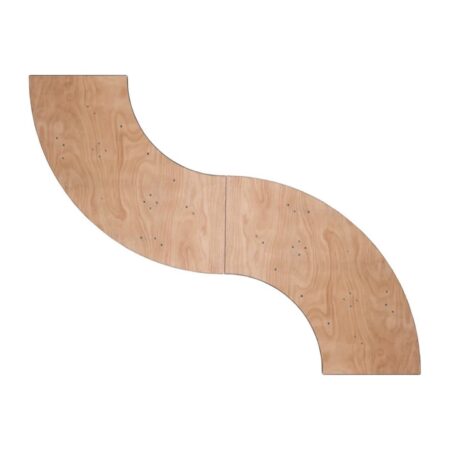 Half Circle "Serpentine" Table - Image 3