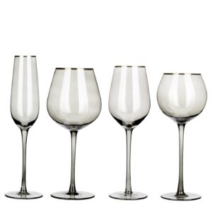 Sterling Smoke Glassware