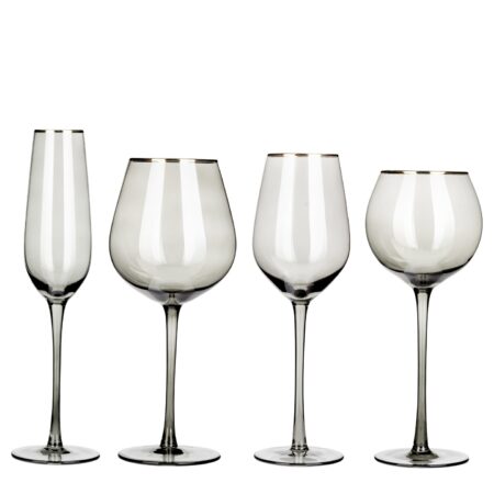 Sterling Smoke Glassware