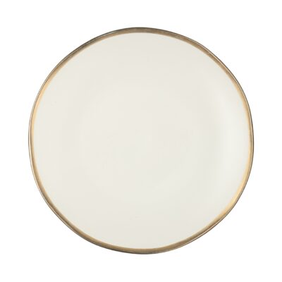 Terra Linen Gold Rim China