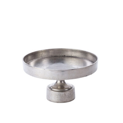 Polished Metal Tray, Round, 15"