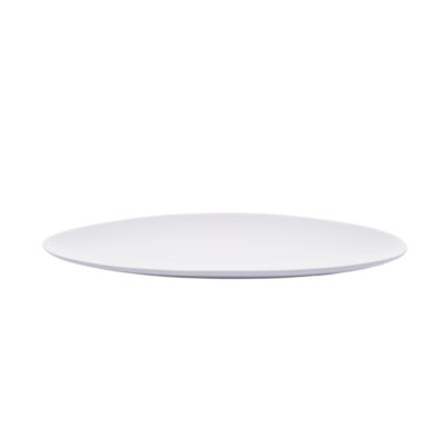 Oval White Ceramic Narrow Platter 16"x5.5"