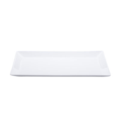 Rectangular White Ceramic Platter 12"x17"